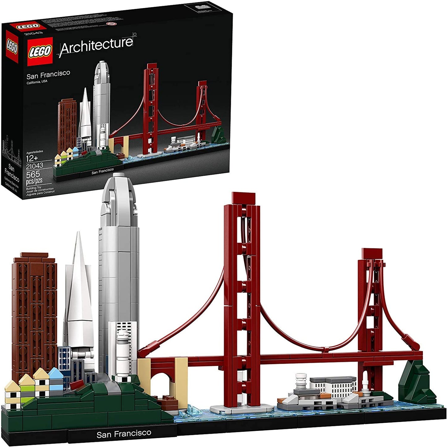 LEGO Architecture Skyline Collection 21043 San Francisco Building Kit (565 Pieces) – 21043