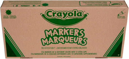Crayola Broad Line Markers Classpack 256 Ct Bulk School Supplies For Teachers Markers For