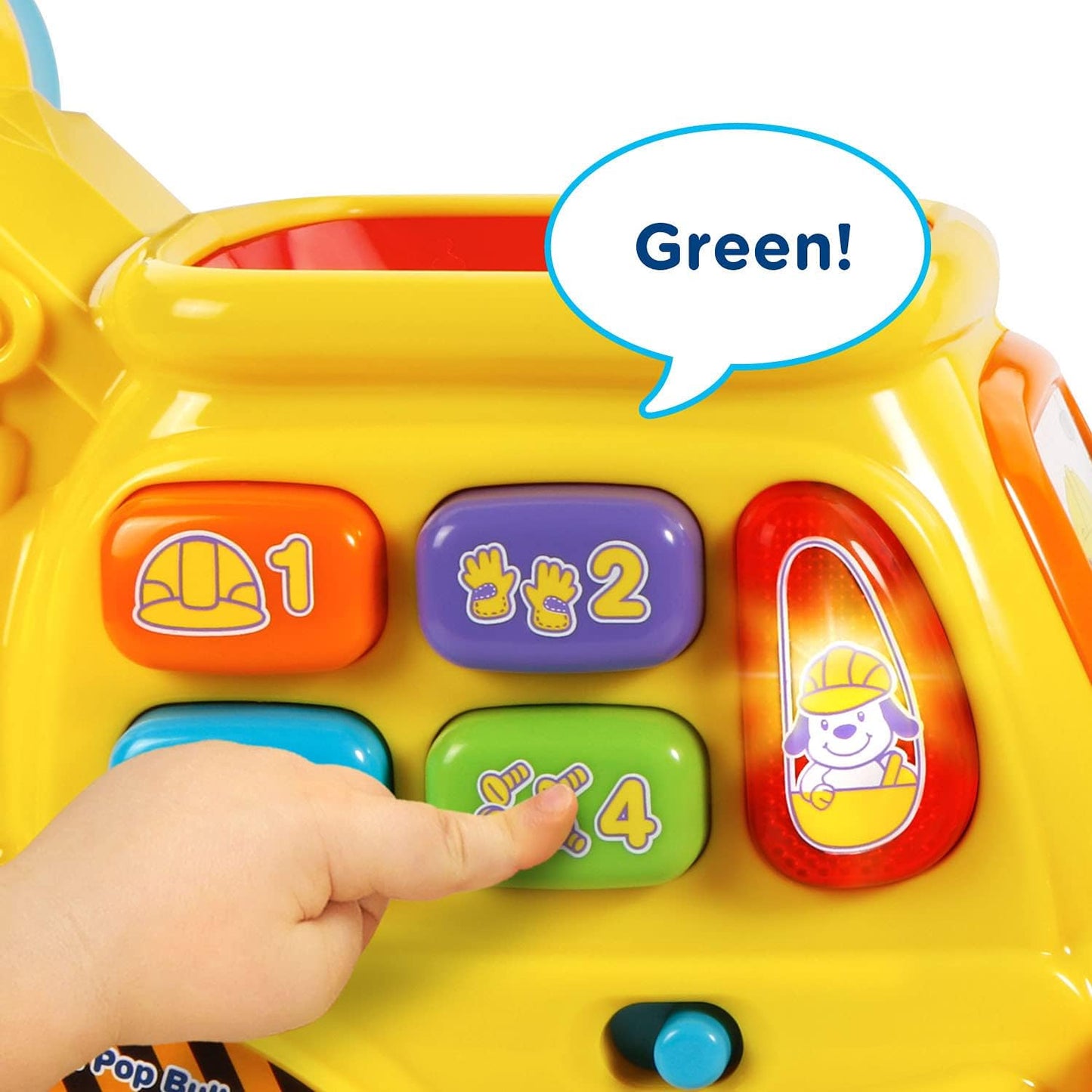 VTech Pop-a-Balls Push Pop Bulldozer