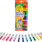 Crayola Emoji Pip Squeaks Washable Markers 16ct Toddler Mini Stamper Marker Set Coloring