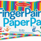 Melissa & Doug Finger Paint Paper Pad A" 12x18 inches 50 Sheets per Pad 2-Pack – 12