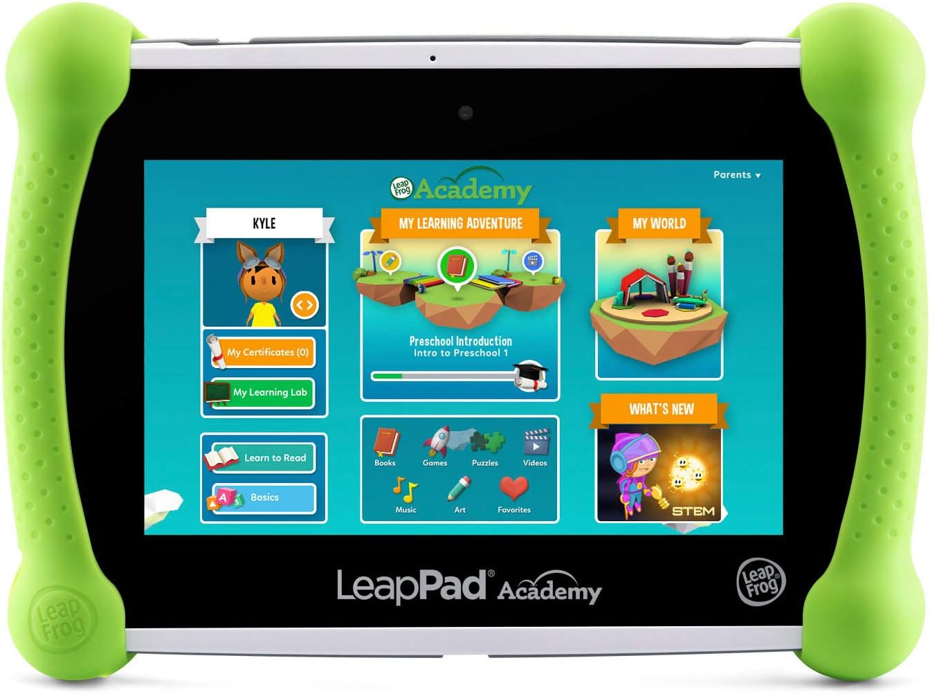 LeapFrog LeapPad Academy ' Learning Tablet Green