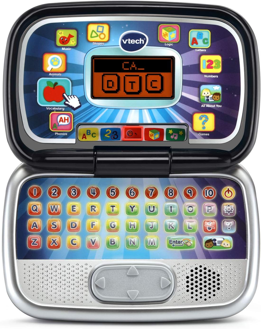 VTech Play Smart Preschool Laptop Black