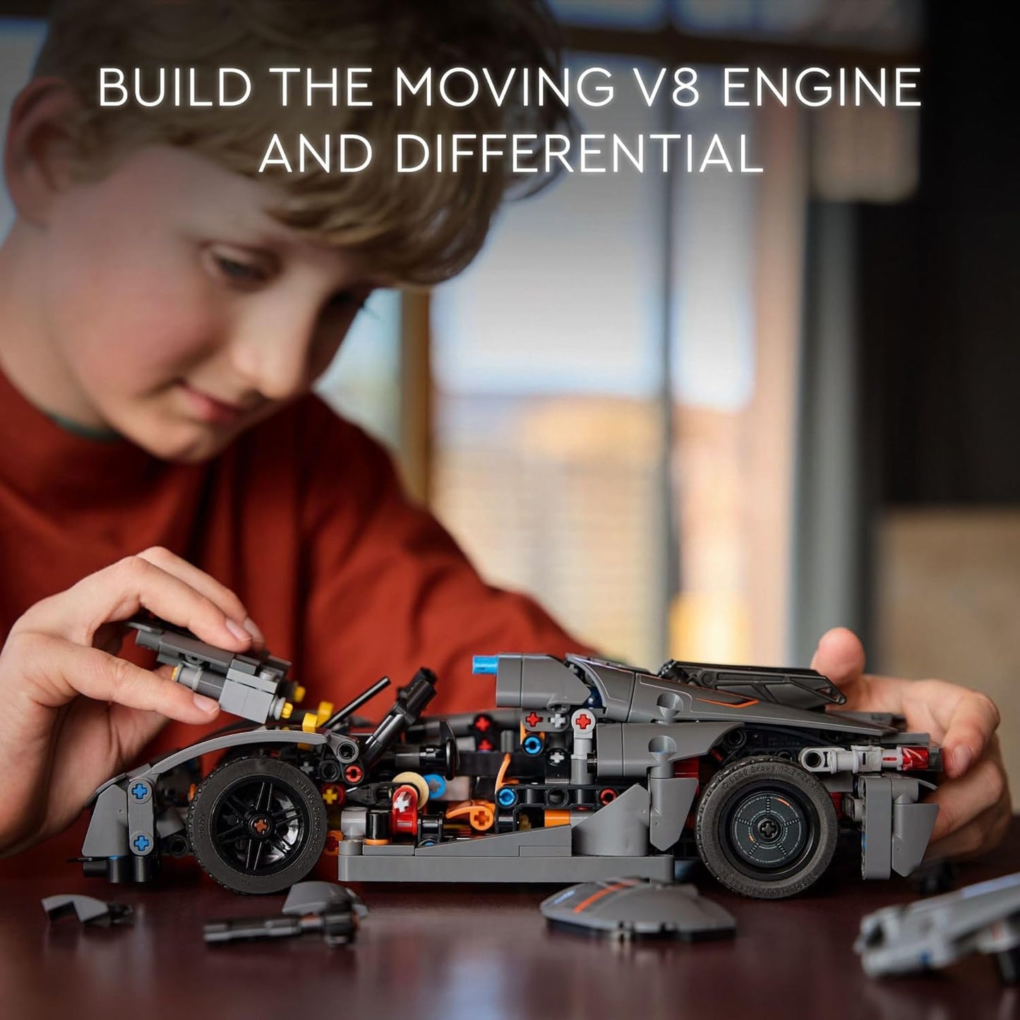 LEGO Technic Koenigsegg Jesko Absolut Grey Hypercar Sports Car Building Toy Set for Boys and Girls Vehicle