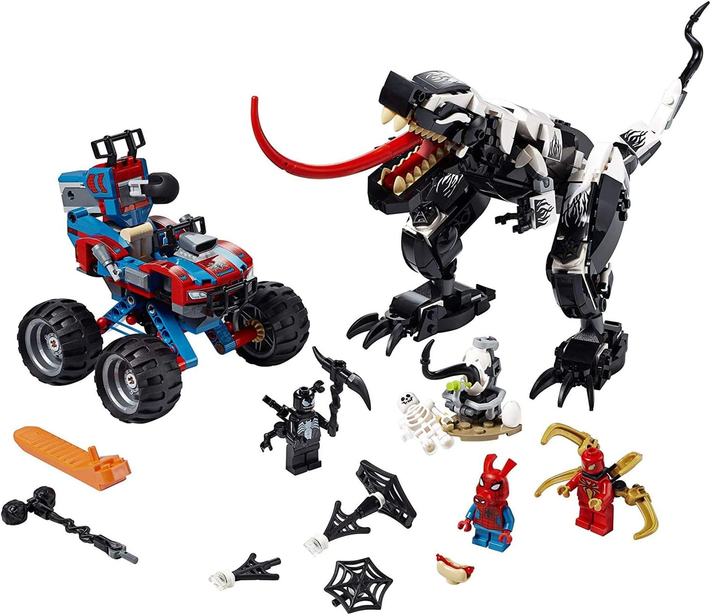 LEGO Marvel Spider-Man Venomosaurus Ambush 76151 Building Toy with Superhero Minifigures