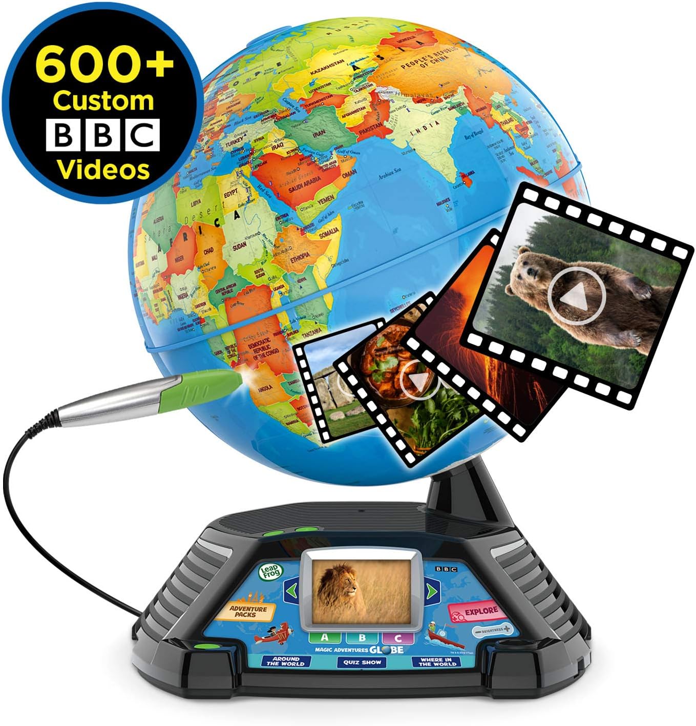 LeapFrog Magic Adventures Globe A" Interactive Learning Toy