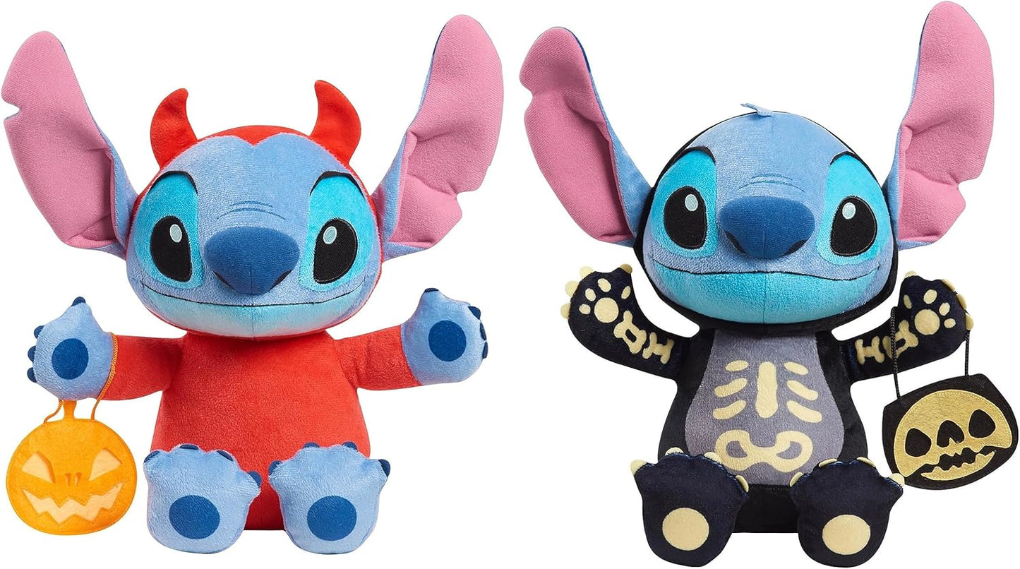 Just Play Disney Seasonal Stitch Skeleton Plush A" 15-Inch Halloween Stuffed Animal – 15