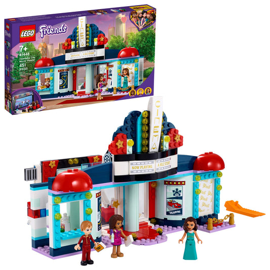 LEGO Friends Heartlake City Movie Theater 41448 Building Kit Great for Who Love Movies
