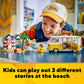 LEGO Creator 3-in-1 Beach Camper Van A" Transforms to Ice Cream Shop & Beach House (Set 31138) – 3