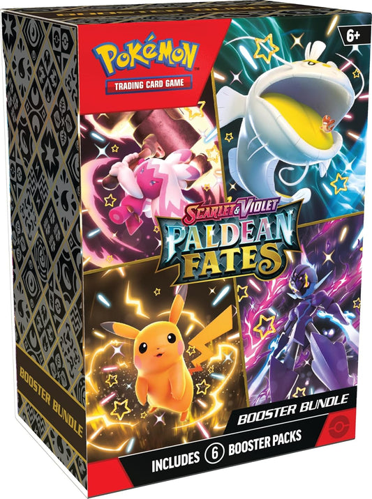 POKEMON TCG Scarlet and Violet PALDEAN Fates Booster Bundle