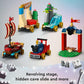 Disney LEGO  100 Celebration Train 43212 A" Fun Building Toy with 6  Minifigures – 100