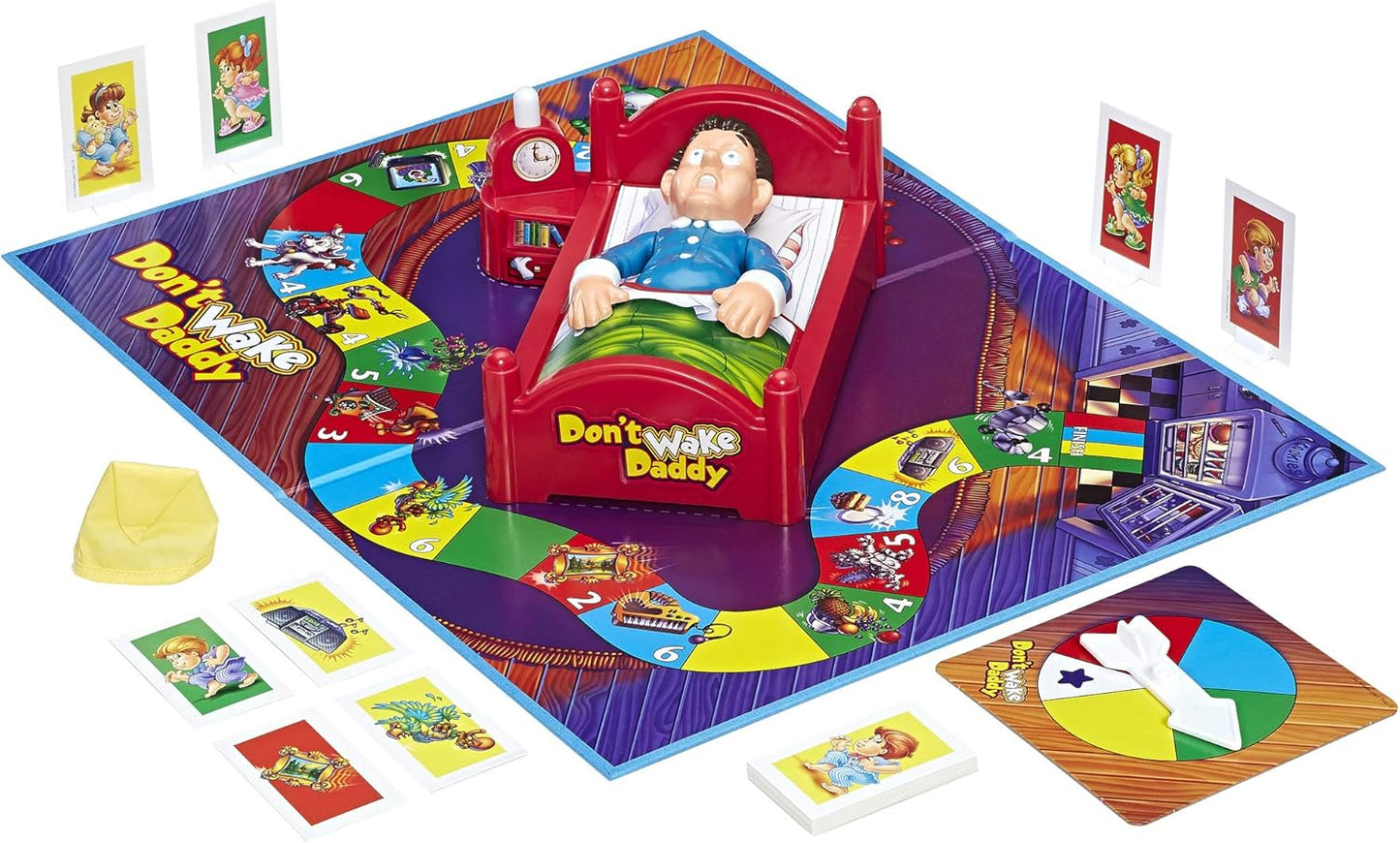 Hasbro Gaming Don't Wake Daddy A" Preschool Board Game (2-4 Players) – 2