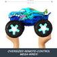 Hot Wheels Toy Truck Monster Trucks RC Oversized Remote-Control Mega-Wrex Alive in 115