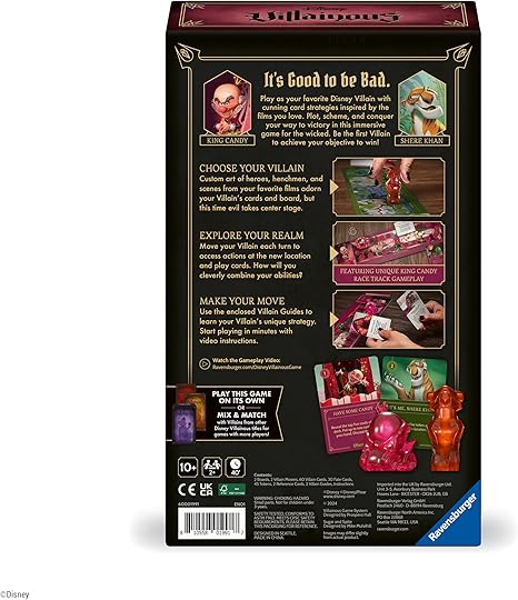 Ravensburger Disney Villainous Sugar and Spite Family Strategy Board and Card Game
