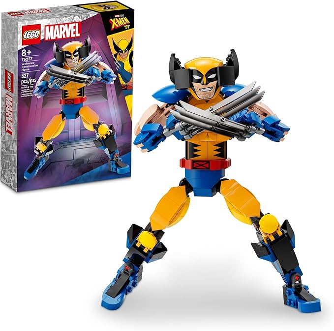 LEGO Marvel Wolverine Construction Figure 76257 Buildable Marvel Action Figure Fully
