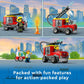 LEGO City Fire Station & Fire Engine A" Pretend Play Set with Firefighter Minifigures Toy for Kids 4+ – 4
