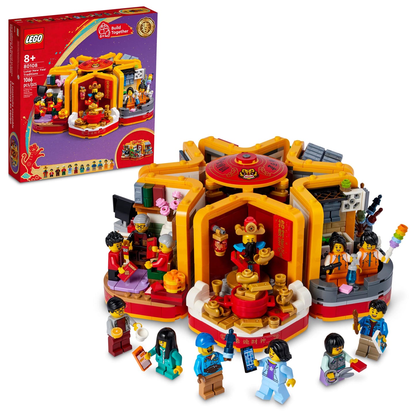 LEGO Lunar New Year Traditions 80108 Building Kit (1066 Pieces) – 80108