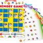 Melissa & Doug Flip to Win Travel Memory Game A" Wooden Board & 7 Double-Sided Cards – 7