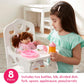 Melissa & Doug Mine to Love Time to Eat Doll Feeding Set A" 8-Piece Set in Pink – 8