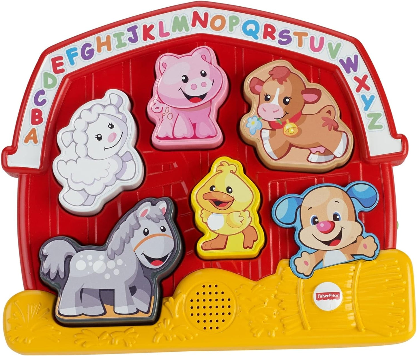 Fisher-Price Toddler Shape Sorting Toy Laugh Learn Farm Animal Puzzle