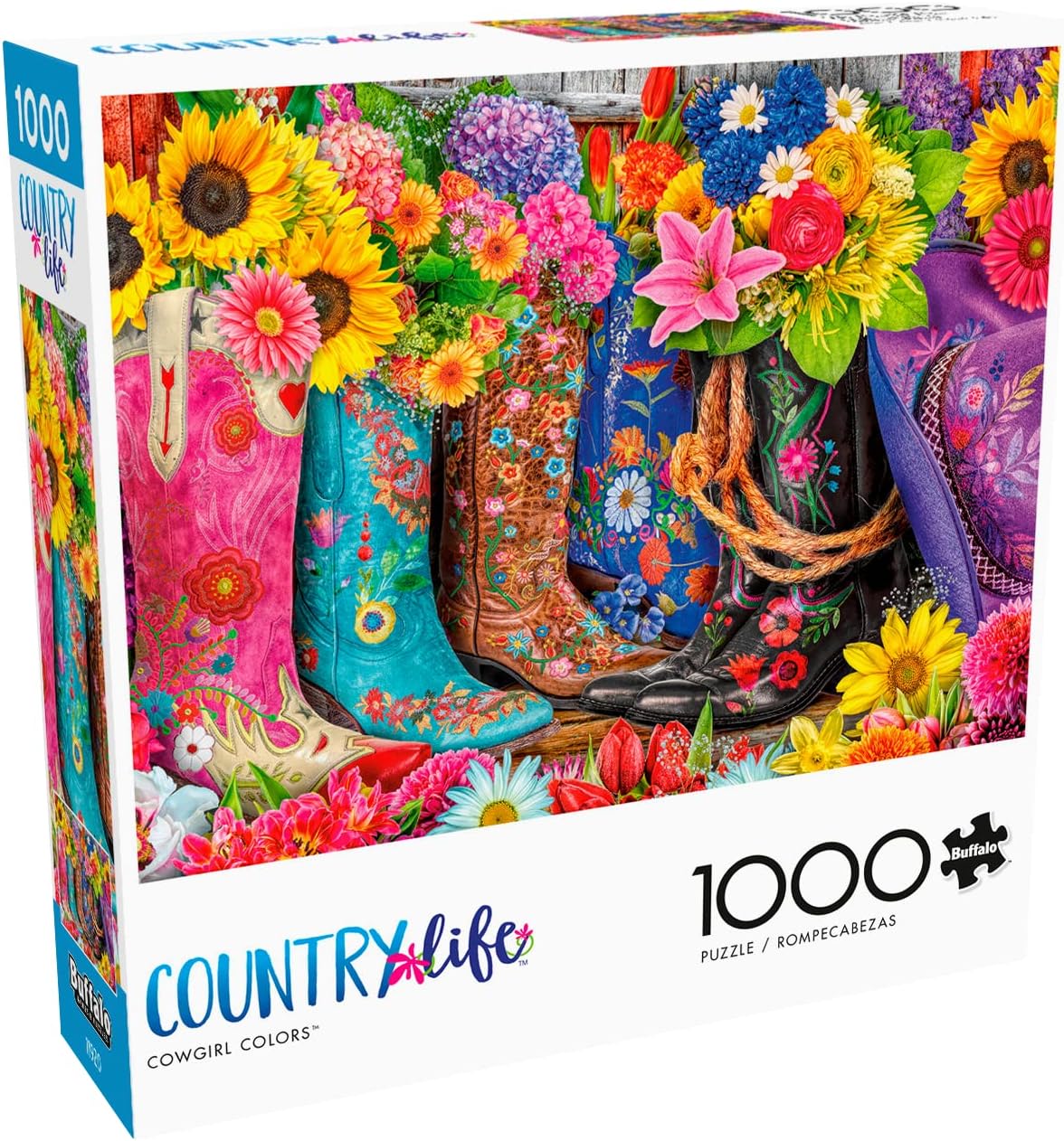 Buffalo Games - Cowgirl Colors - 1000 Piece Jigsaw Puzzle – 1000
