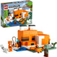 LEGO Minecraft The Fox Lodge House 21178 Animal Toys with Drowned Zombie Figure Birthday Gift for Grandchildren Kids Boys and Girls Ages 8 and Up – 21178