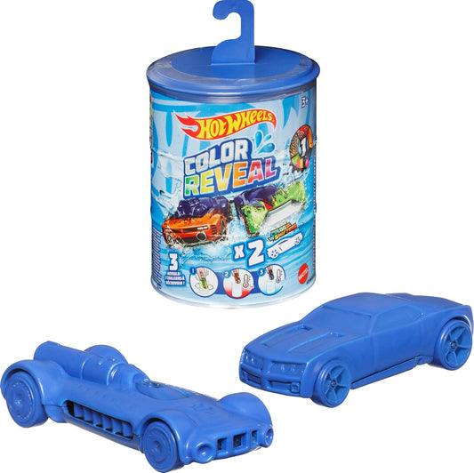 Hot Wheels Set of 2 Color Reveal Cars or Trucks in 164 Scale Surprise Reveal Repeat Color