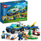 LEGO City Mobile Police Dog Training A" SUV with Trailer Obstacle Course & Puppy Figures Fun Toy for Kids 5+ – 5