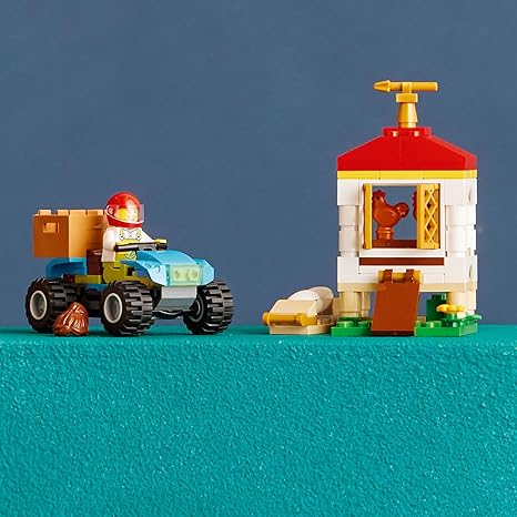 LEGO City Chicken Henhouse 60344 Building Farm Toy Set for Boys and Girls Ages 5 101