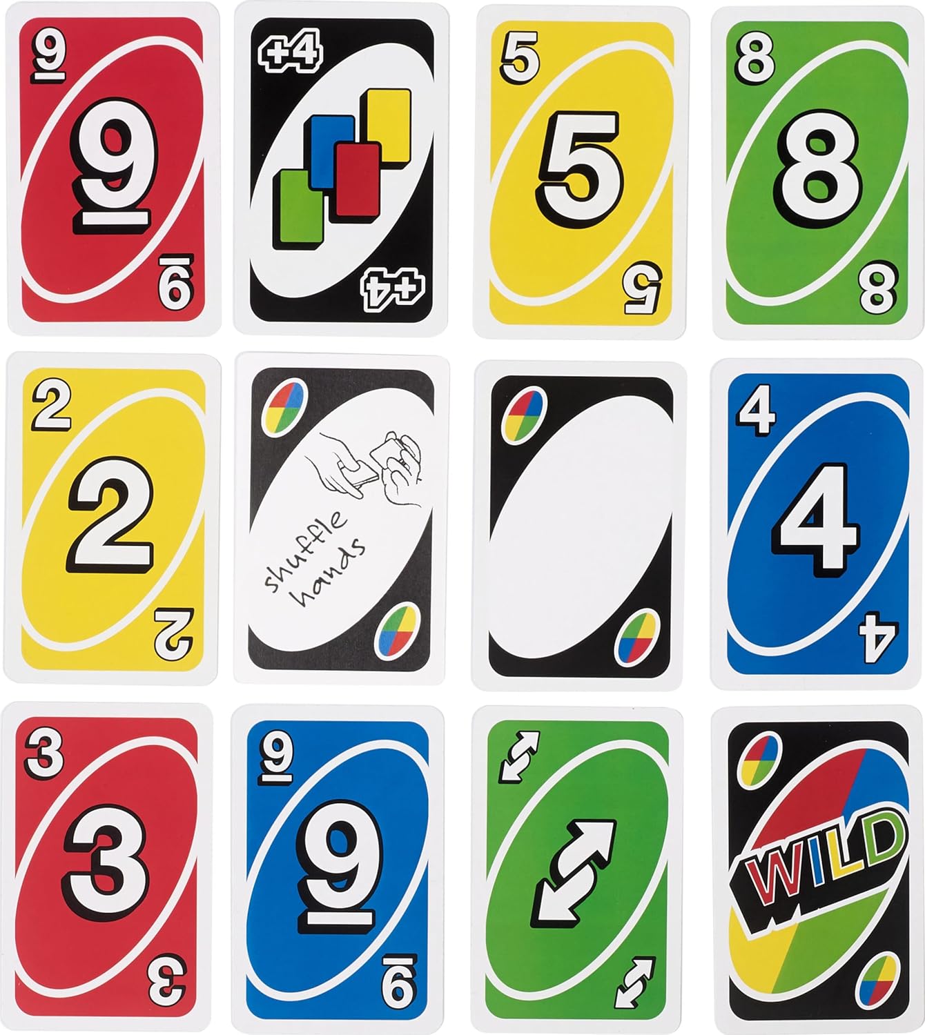 Mattel Games Mattel UNO Card Game Multi 8 x 3-34 x 81100 in 42003