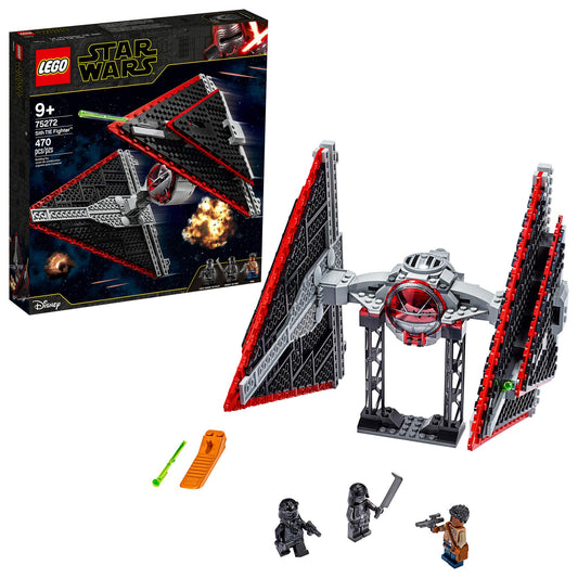 LEGO Star Wars Sith TIE Fighter 75272 Building Kit Cool Construction Toy for 470 Pieces