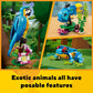 LEGO Creator 3-in-1 Exotic Parrot Set 31136 A" Build Parrot Fish or Frog Creative Toy for Kids 7+ – 3