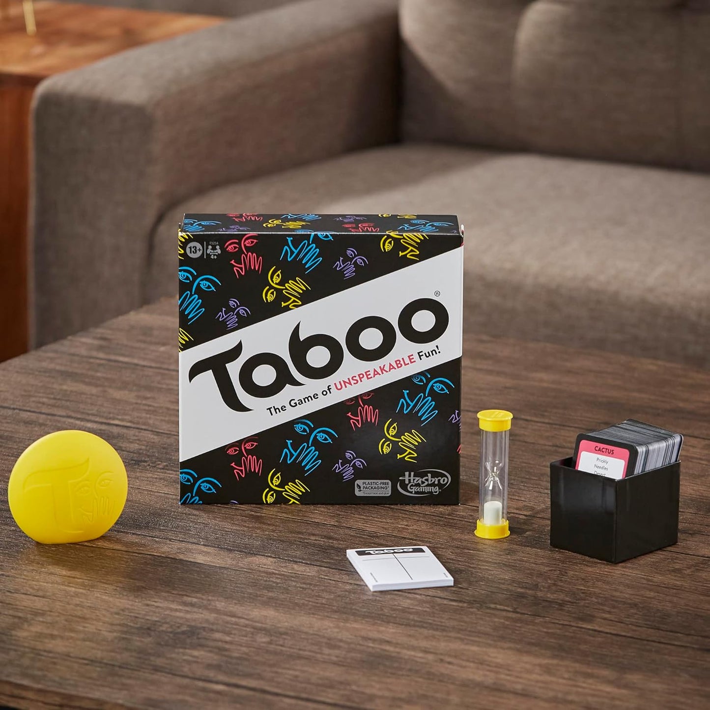 Hasbro Gaming Taboo Classic Game Party Word Guessing Game and Teens Board Game