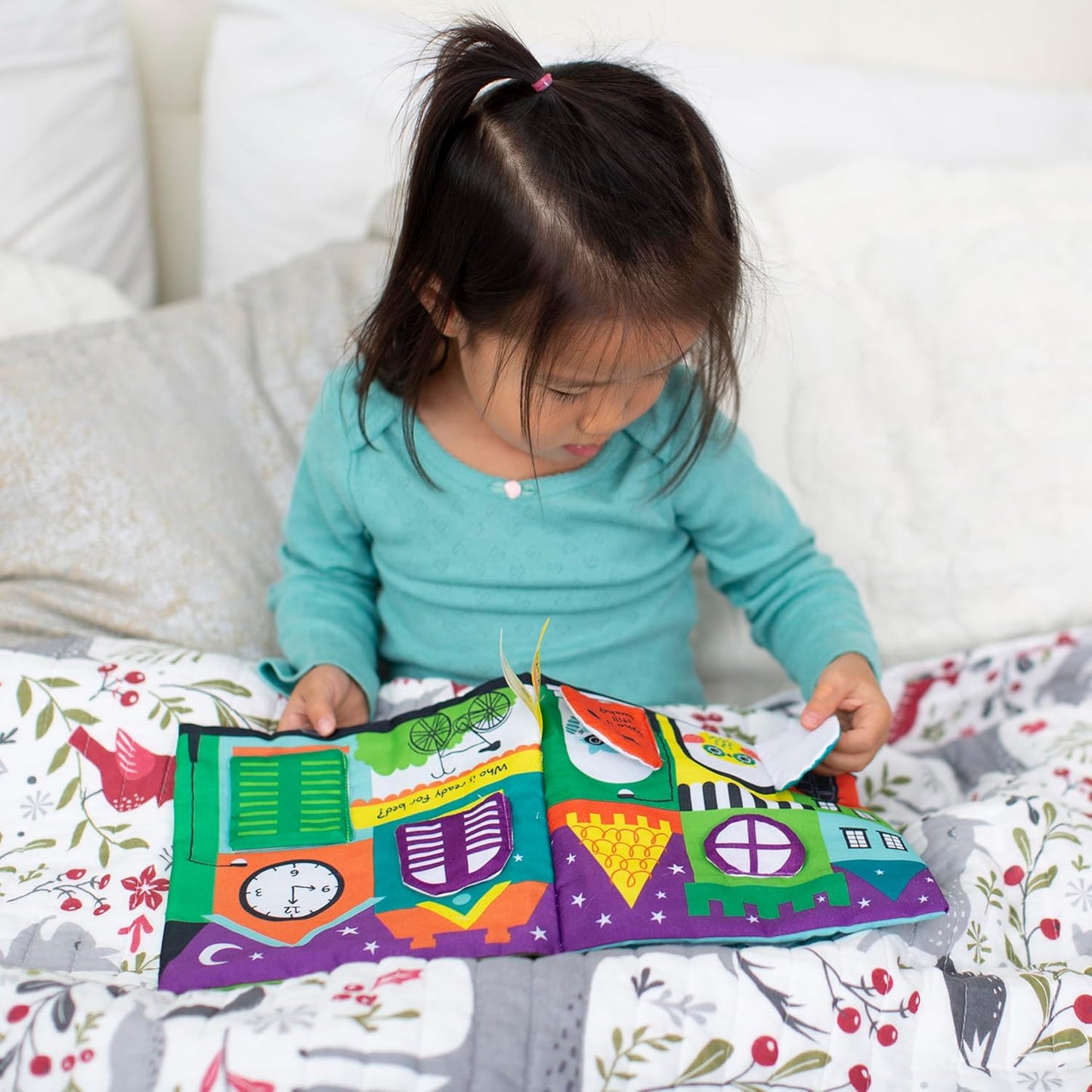 Melissa & Doug Melissa Doug Soft Activity Baby Book - The Wonderful World of Peekaboo