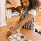 Melissa & Doug Slice & Bake Wooden Cookie Set A" Pretend Cookies Baking Sheet
