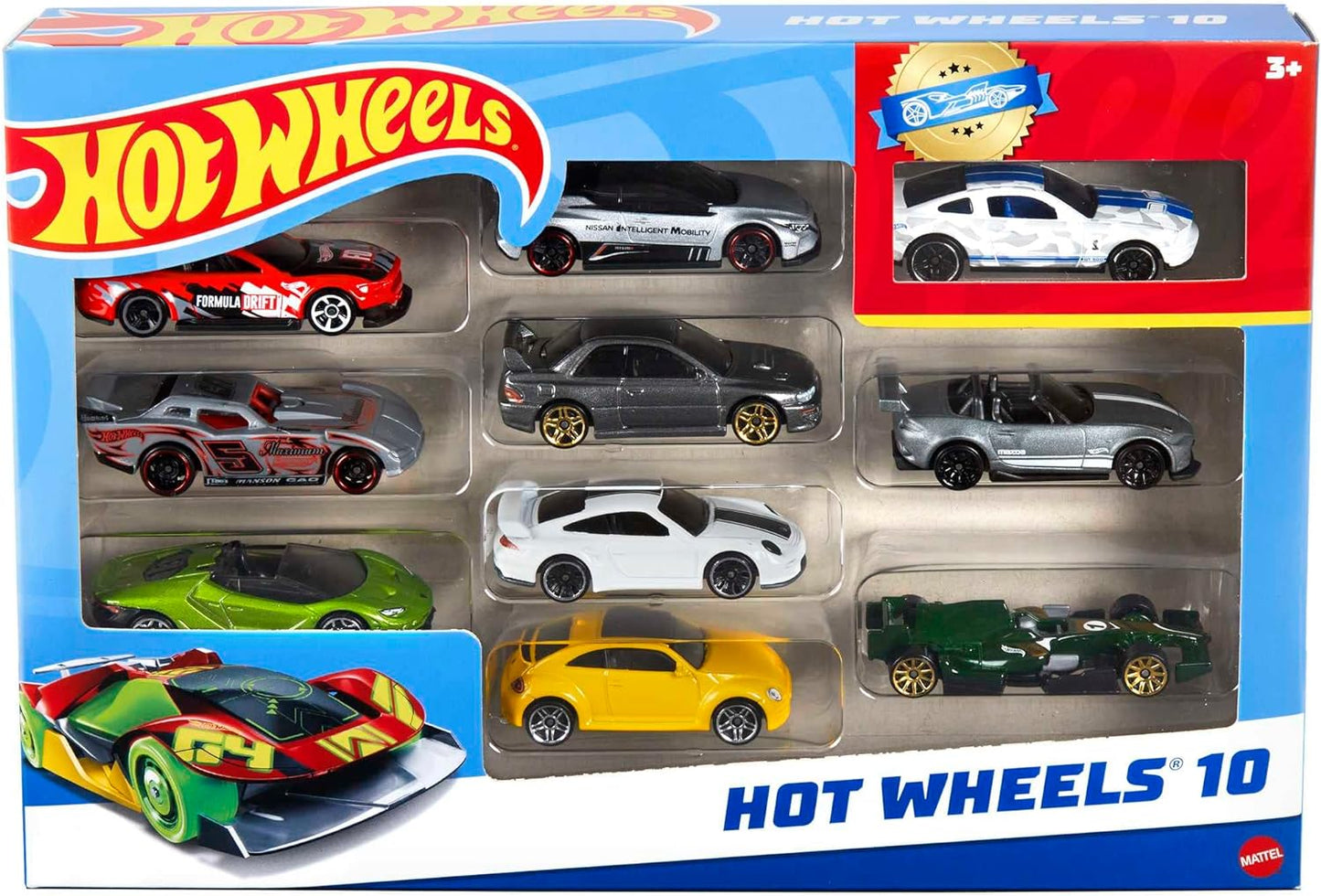 Hot Wheels Toy Cars Trucks 10-Pack Set of 10 164 Scale Vehicle