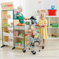 Melissa & Doug Wooden Fresh Mart Grocery Store A" Freestanding Playset