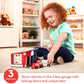Melissa & Doug Wooden Rescue Vehicles & Garage A" 7-Piece Playset – 7
