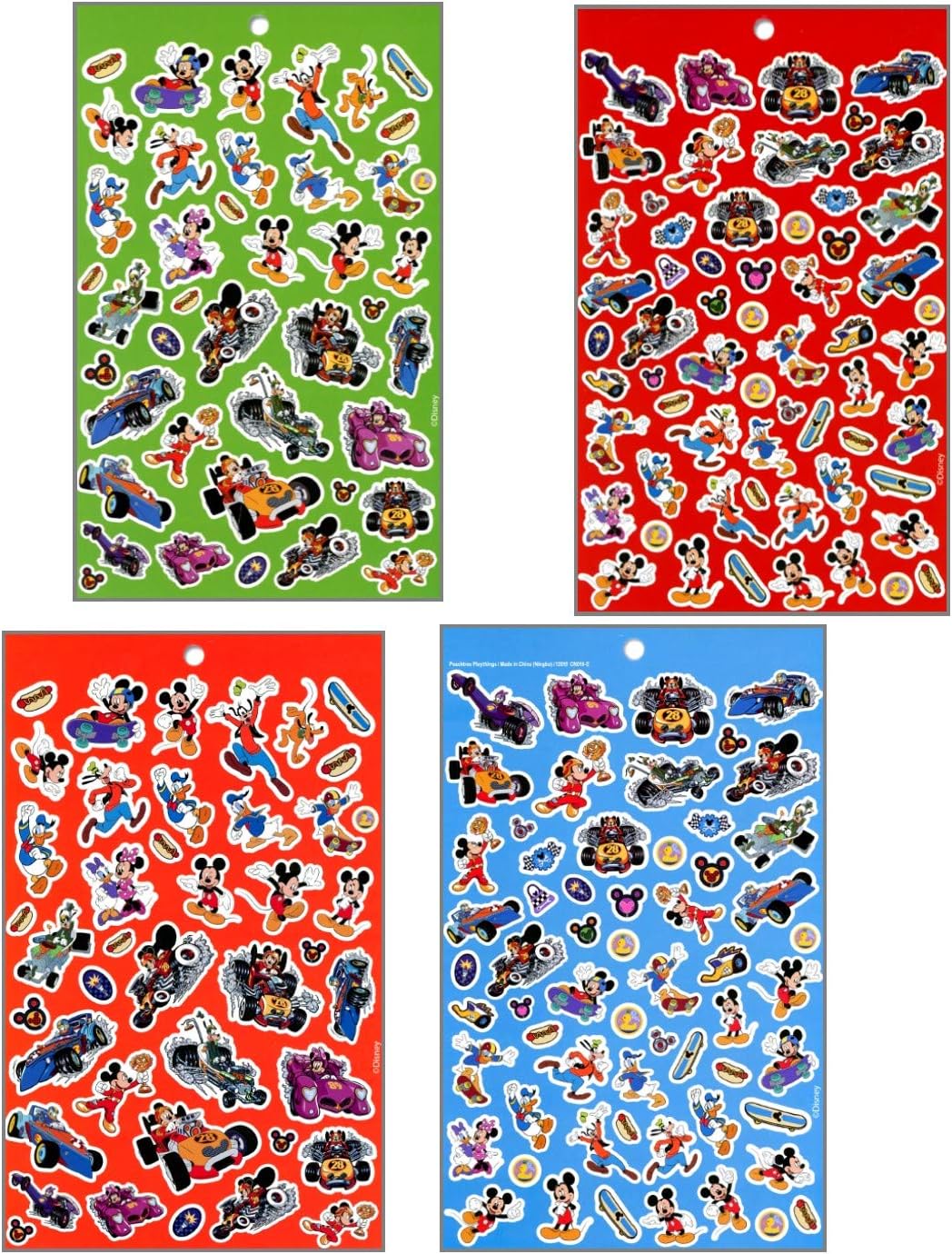Disney Mickey Mouse Sticker Pad and Minnie Mouse Sticker Pad Set Over 400 total