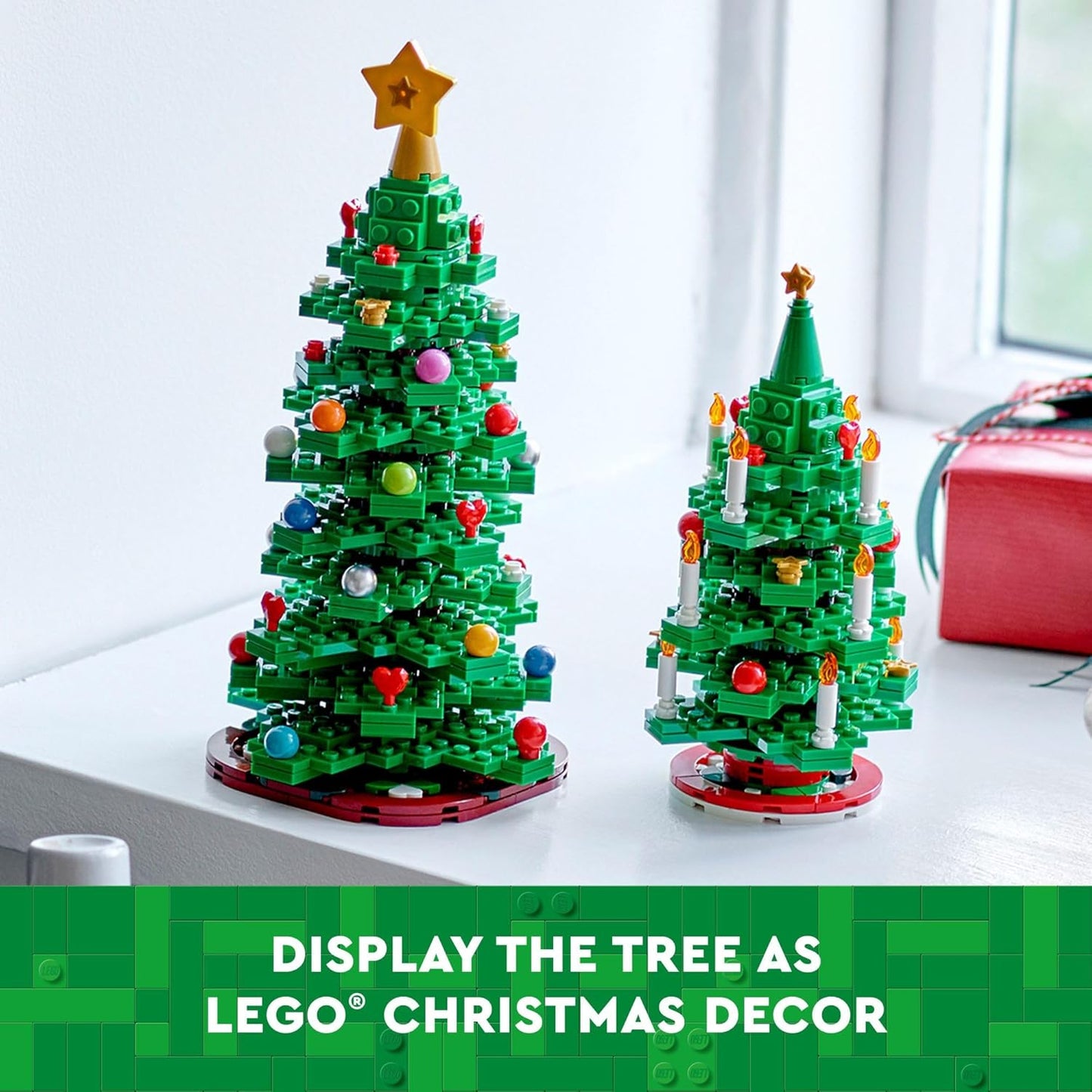 LEGO Christmas Tree - Building for Boys Girls Ages 12 - Mini Christmas Tree Decorations