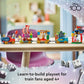 Disney LEGO  100 Celebration Train 43212 A" Fun Building Toy with 6  Minifigures – 100