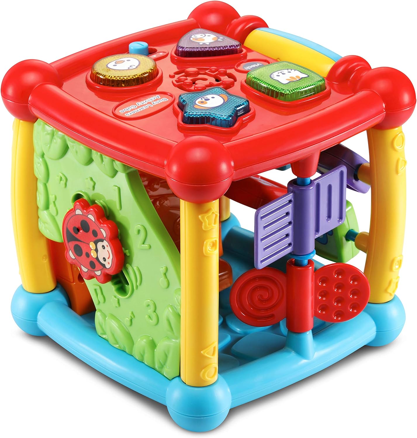 VTech Busy Learners Activity Cube Frustration Free Packaging