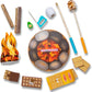Melissa & Doug Let's Explore Campfire S'Mores Play Set Play Campfire Sets For Kids Ages 3+ – 3