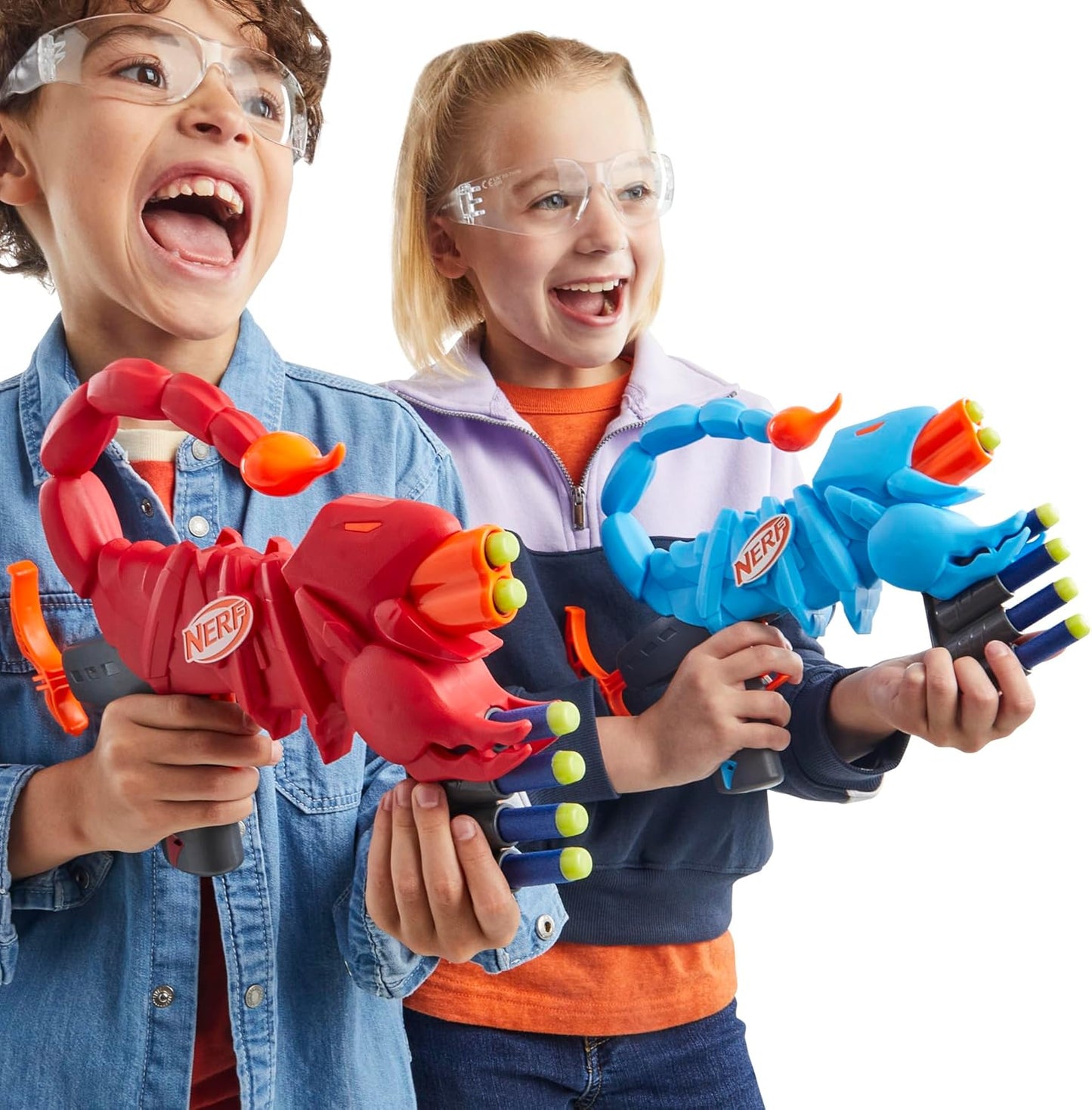 Nerf Wild Venompack Includes 2 Easy Play Nerf Blasters Scorpion Designs 20 Nerf Elite