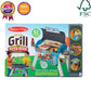Melissa & Doug Melissa Doug Wooden Deluxe Barbecue Grill Smoker and Pizza Oven Play Food