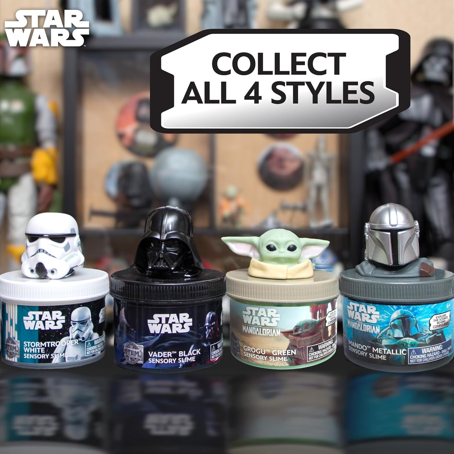 Star Wars Stormtrooper White Slime 8oz - Pre-Made Slime for Kids & Adults – 8
