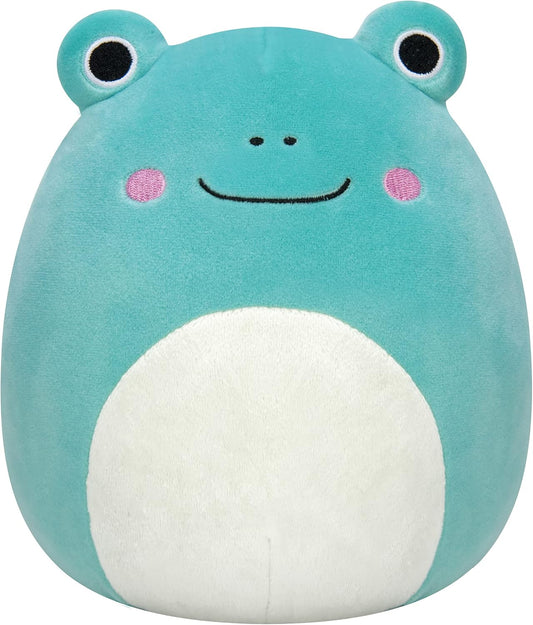 Squishmallows Original 12-Inch Ludwig Teal Frog with Mint Green Belly - Medium-Sized Ultrasoft Official Jazwares Plush