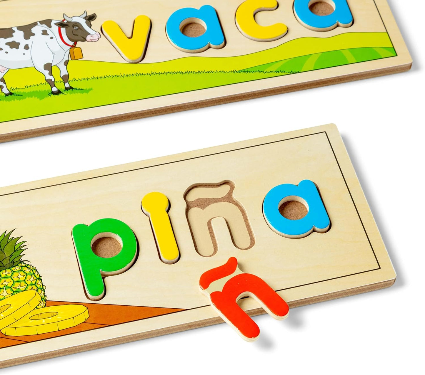 Melissa & Doug Melissa Doug Spanish See Spell Educational Language Learning Toy - FSC