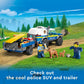 LEGO City Mobile Police Dog Training A" SUV with Trailer Obstacle Course & Puppy Figures Fun Toy for Kids 5+ – 5