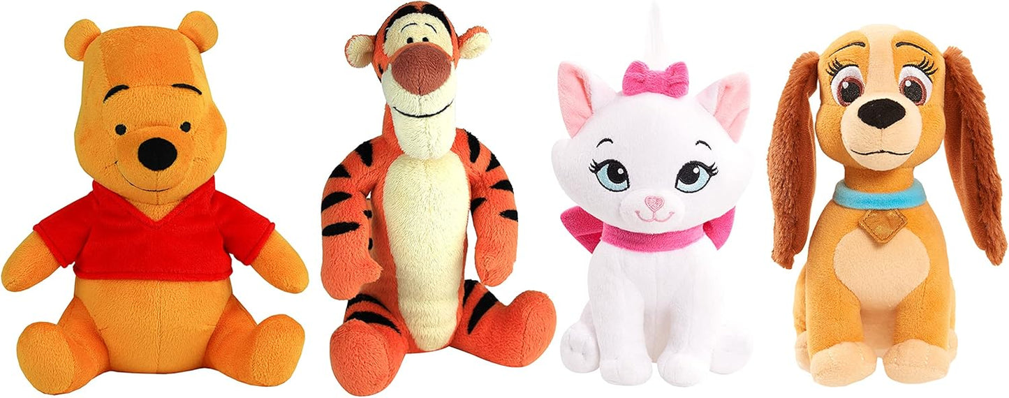Disney 7.2-inch Winnie the Pooh Beanbag Plush Super Fabric for Ages 2 Up by Just Play